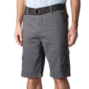 Iron Belted Stretch Twill Cargo Shorts NWT Size 34